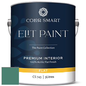 COLOR SMART CS 745 ELIT PAINT глубокоматовая моющаяся краска цвет 650 Highlands Green