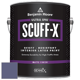 Benjamin Moore 484 Ultra Spec SCUFF-X Interior Matte Finish краска цвет 2069-30 Darkest Grape