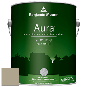 Benjamin Moore Aura 629 Waterborne Exterior Flat Finish краска цвет HC-102 BM HC-102