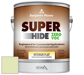 Benjamin Moore 355 Super Hide Zero Voc Interior Flat краска цвет 409 Apple Froth