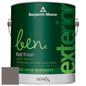 Benjamin Moore Ben 541 Waterborne Exterior Flat Finish краска цвет 1470 Bear Creek