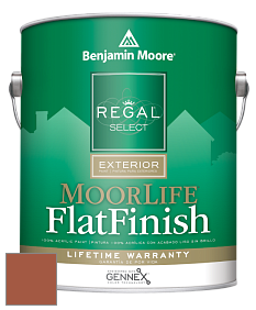 Benjamin Moore W105 Regal Select Exterior Paint-MoorLife Flat Finish краска цвет 2175-20 Pilgrimage Foliage