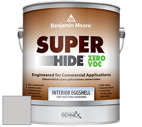 Benjamin Moore 357 Super Hide Zero Voc Interior Eggshell краска цвет 1459 Metro Gray