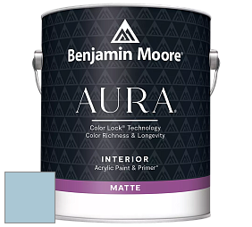 Benjamin Moore Aura 522 Interior Paint - Matte краска цвет 836 Sea View