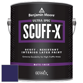 Benjamin Moore 484 Ultra Spec SCUFF-X Interior Matte Finish краска цвет RAL 5022 