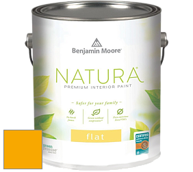 Benjamin Moore 512 Natura Interior Flat Finish матовая краска цвет 2019-20 Golden Nugget