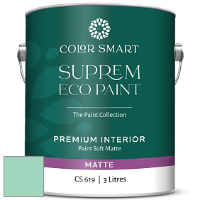 COLOR SMART CS 619 SUPREM ECO PAINT матовая краска цвет NCS S 1030-B90G 