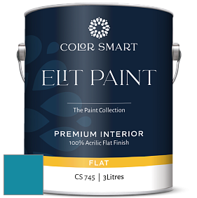 COLOR SMART CS 745 ELIT PAINT глубокоматовая моющаяся краска цвет NCS S 3050-B10G 
