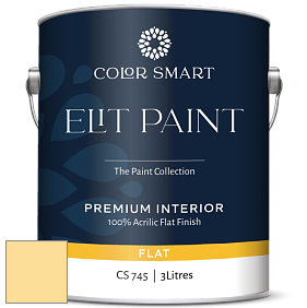 COLOR SMART CS 745 ELIT PAINT глубокоматовая моющаяся краска цвет 2020-50 Mellow Yellow