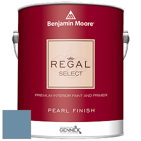 Benjamin Moore 550 Regal Select Waterborne Interior Pearl Finish краска цвет 839 Old Blue Jeans