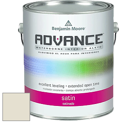 Benjamin Moore 792 Advance Interior Paint-Satin эмаль цвет OC-9 Ballet White