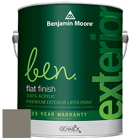 Benjamin Moore Ben 541 Waterborne Exterior Flat Finish краска цвет AF-720 