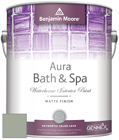 Benjamin Moore Aura 532 Bath & Spa Waterborne Interior Paint Matte Finish краска цвет AF-470 