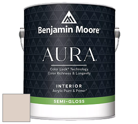 Benjamin Moore Aura 528 Waterborne Interior Semi-gloss Finish краска цвет 988 Frosted Toffee