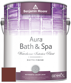 Benjamin Moore Aura 532 Bath & Spa Waterborne Interior Paint Matte Finish краска цвет RAL 3009 