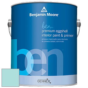 Benjamin Moore Ben W626 Premium Interior Latex Eggshell краска цвет 730 San Clemente Teal