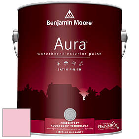 Benjamin Moore Aura 631 Waterborne Exterior Satin Finish краска цвет 1324 May Flowers