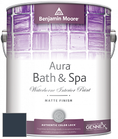 Benjamin Moore Aura 532 Bath & Spa Waterborne Interior Paint Matte Finish краска цвет RAL 5008 