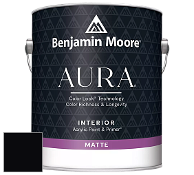 Benjamin Moore Aura 522 Interior Paint - Matte краска цвет RAL 9005 
