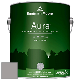 Benjamin Moore Aura 629 Waterborne Exterior Flat Finish краска цвет AF-675 