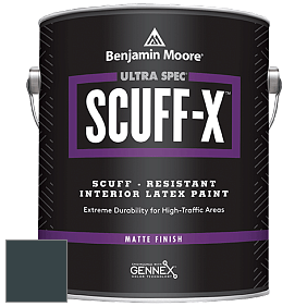 Benjamin Moore 484 Ultra Spec SCUFF-X Interior Matte Finish краска цвет RAL 7026 