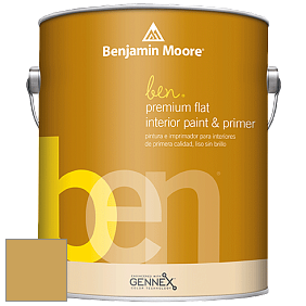Benjamin Moore Ben W625 Premium Interior Latex Flat краска цвет 279 Hollywood Gold