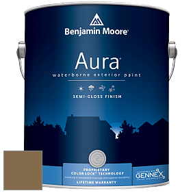 Benjamin Moore Aura 632 Waterborne Exterior Semi-Gloss Finish краска цвет 231 Aged Bronze