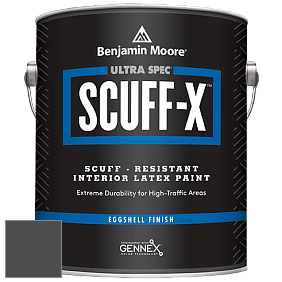 Benjamin Moore 485 Ultra Spec SCUFF-X Interior Eggshell Finish краска цвет 1603 Graphite
