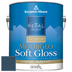 Benjamin Moore W096 Regal Select Exterior Paint-Moor GloSoft Gloss Finish краска цвет 2059-10 Marine Blue