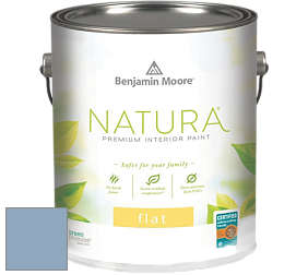 Benjamin Moore 512 Natura Interior Flat Finish матовая краска цвет 830 Harlequin Blue