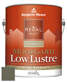 Benjamin Moore W103 Regal Select Exterior Paint-MoorGard Low Lustre Finish краска цвет 476 Jade Romanesque
