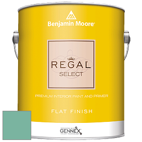 Benjamin Moore 547 Regal Select Waterborne Interior Flat Finish краска цвет 2041-40 Juneau Spring