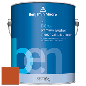 Benjamin Moore Ben W626 Premium Interior Latex Eggshell краска цвет RAL 2001 