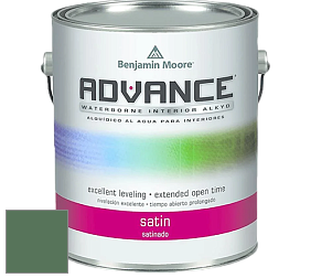 Benjamin Moore 792 Advance Interior Paint-Satin эмаль цвет 567 Balsam