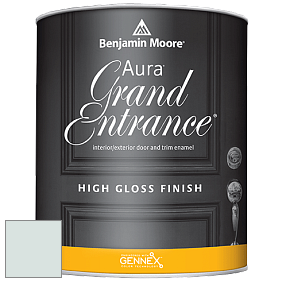 Benjamin Moore Aura 148 Grand Entrance High Gloss эмаль цвет 866 Winter Ice