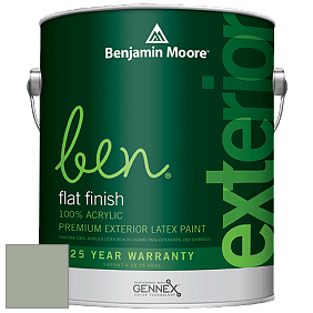 Benjamin Moore Ben 541 Waterborne Exterior Flat Finish краска цвет AF-470 