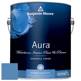 Benjamin Moore Aura 524 Waterborne Interior Eggshell Finish краска цвет 818 Watertown