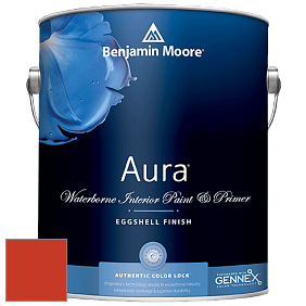 Benjamin Moore Aura 524 Waterborne Interior Eggshell Finish краска цвет RAL 2002 