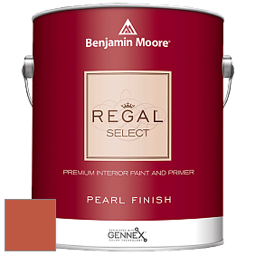 Benjamin Moore 550 Regal Select Waterborne Interior Pearl Finish краска цвет 2169-10 Racing Orange