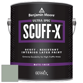 Benjamin Moore 484 Ultra Spec SCUFF-X Interior Matte Finish краска цвет 697 Scenic Drive