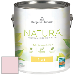 Benjamin Moore 512 Natura Interior Flat Finish матовая краска цвет 1352 Pink Dynasty