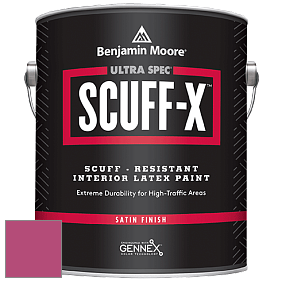 Benjamin Moore 486 Ultra Spec SCUFF-X Interior Satin Finish краска цвет 2079-30 Peony