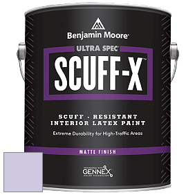 Benjamin Moore 484 Ultra Spec SCUFF-X Interior Matte Finish краска цвет 1395 Grape Ice