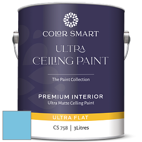 COLOR SMART CS 758 ULTRA CEILING PAINT ультраматовая краска цвет 788 Aquarius
