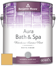 Benjamin Moore Aura 532 Bath & Spa Waterborne Interior Paint Matte Finish краска цвет 293 Showtime