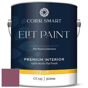 COLOR SMART CS 745 ELIT PAINT глубокоматовая моющаяся краска цвет 2083-30 Old Claret