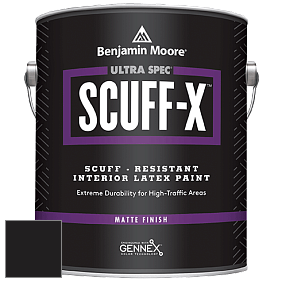 Benjamin Moore 484 Ultra Spec SCUFF-X Interior Matte Finish краска цвет RAL 8022 