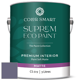 COLOR SMART CS 619 SUPREM ECO PAINT матовая краска цвет RAL 4012 