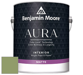 Benjamin Moore Aura 522 Interior Paint - Matte краска цвет 545 Buckingham Gardens