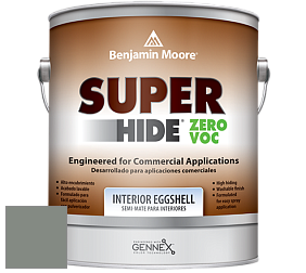 Benjamin Moore 357 Super Hide Zero Voc Interior Eggshell краска цвет 1580 Intrigue